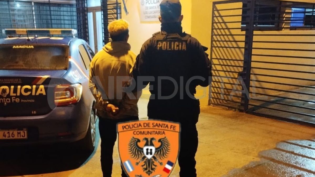 Un hombre fue detenido en pleno barrio La Esmeralda