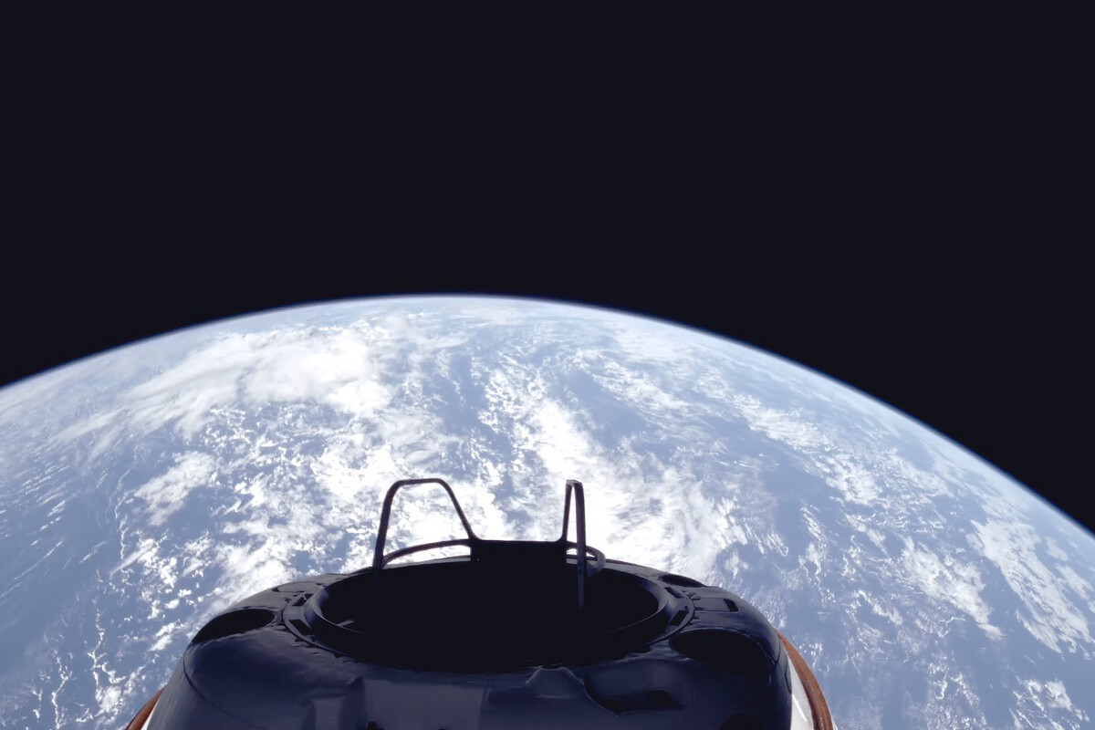 La Tierra vista desde la misión Polaris Dawn. La Tierra vista desde la misión Polaris Dawn.