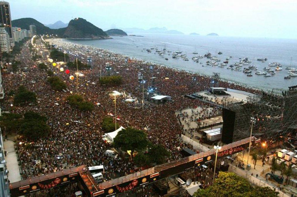 Los Rolling Stones tienen en su haber varios recitales multitudinarios