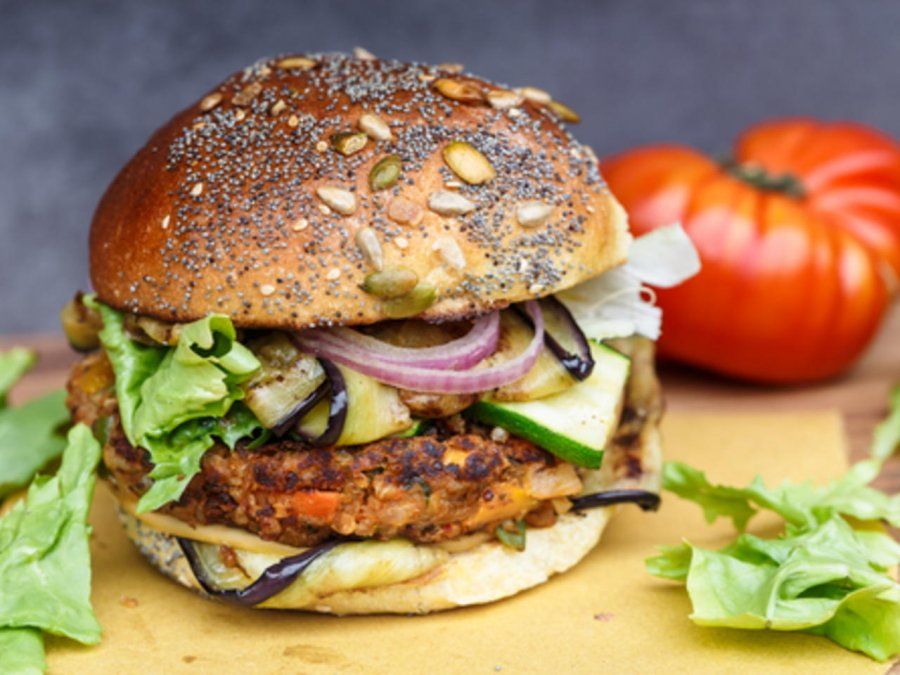 Hamburguesas de berenjena.