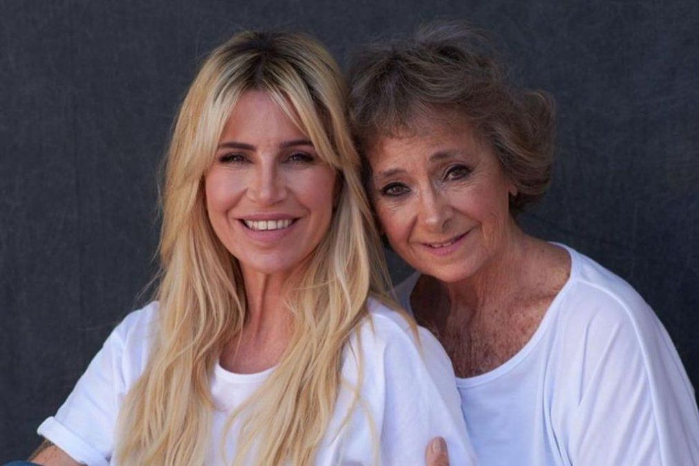 Florencia Peña junto a Norma Finoli, su mamá.
