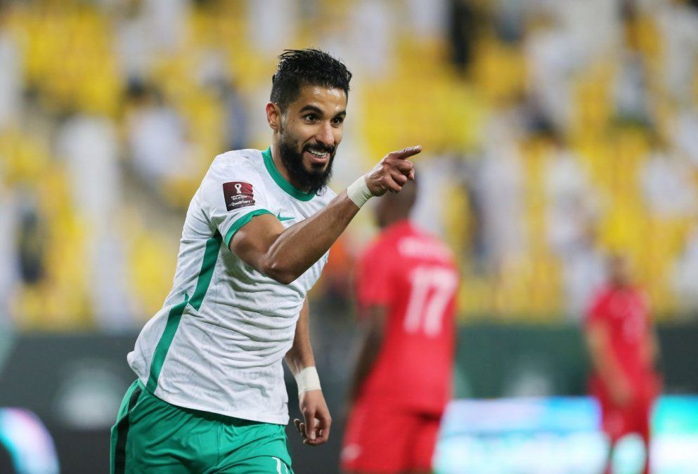 Saleh Al-Shehri, goleador de Arabia Saudita, es la principal figura del seleccionado con el que la Selección Argentina hará su debut en la Copa Mundial de Fútbol de 2022.