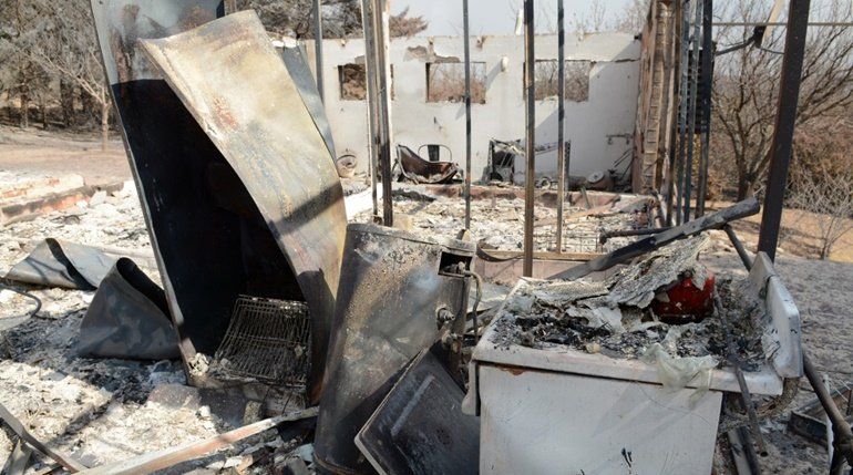 Así quedó la casa de Damián De Santo