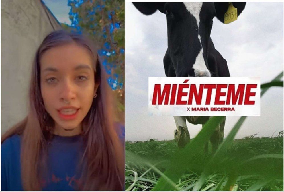 María Becerra grabó un video con críticas a la producción tambera
