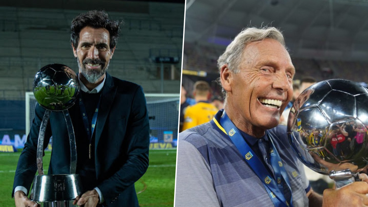 Eduardo Domínguez y Miguel Russo, los DT's más ganadores de la historia de la Copa de la Liga. Eduardo Domínguez y Miguel Russo, los DT's más ganadores de la historia de la Copa de la Liga.