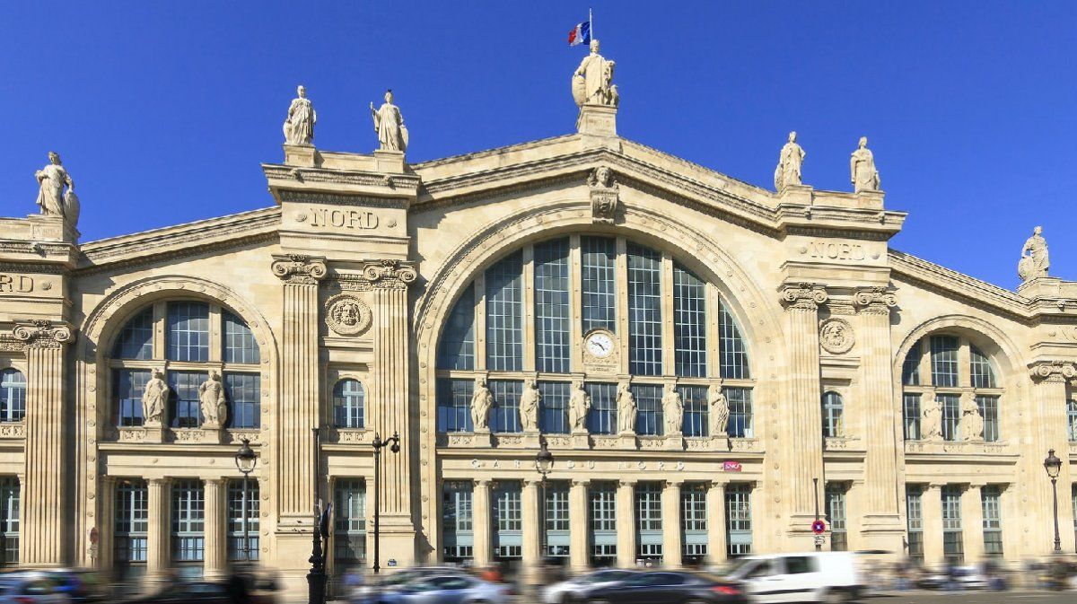 Evacúan la estación de tren Gare du Nord en París por un equipaje sospechoso