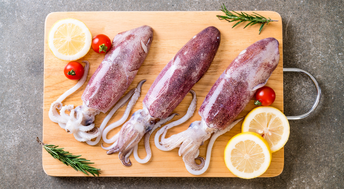 Cómo limpiar el calamar.