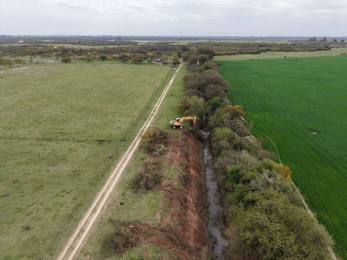 La vieja máquina estaba escondida a 4 kilómetros de la ruta 11