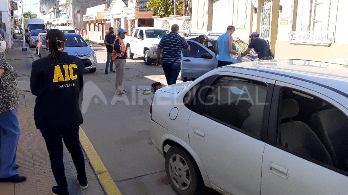 La aprehensión se concretó a media mañana en calle Sarmiento al 1700.