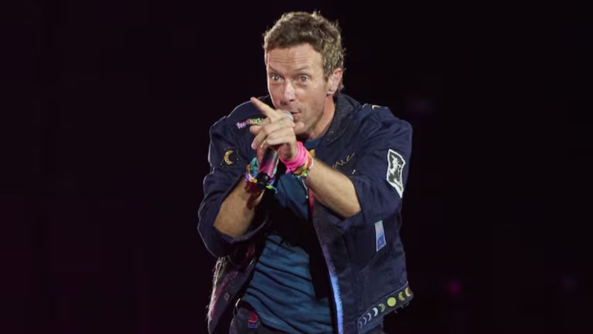 Chris Martin sorprendió a sus fans durante el show de Coldplay.