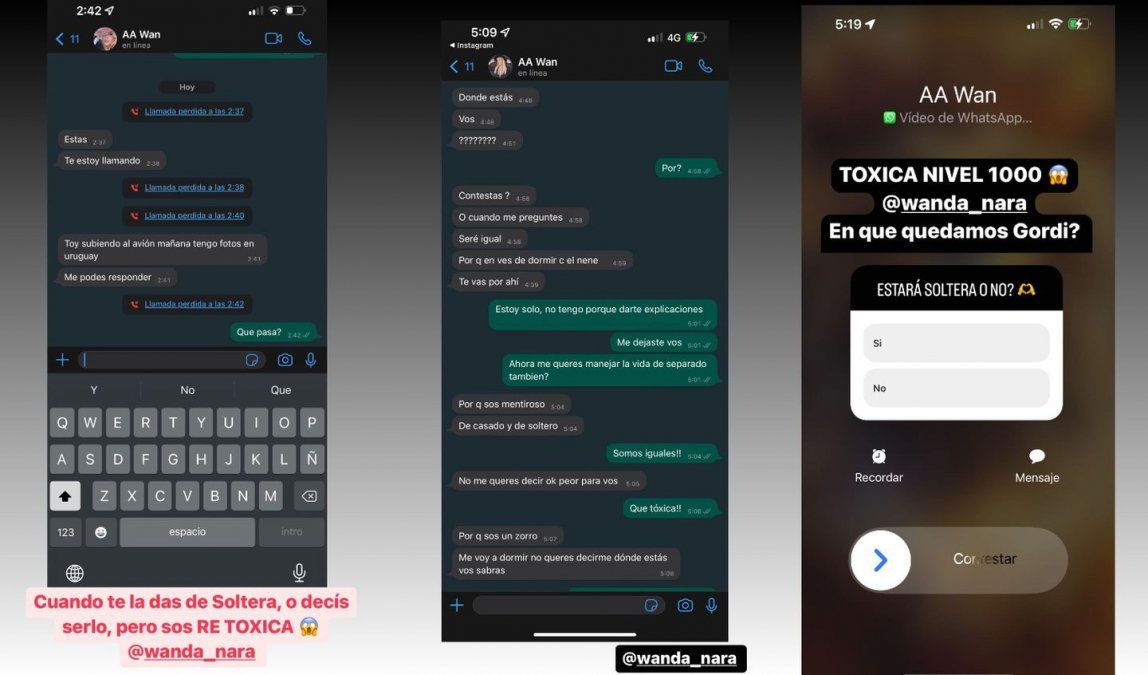 Mauro Icardi se cansó de Wanda Nara