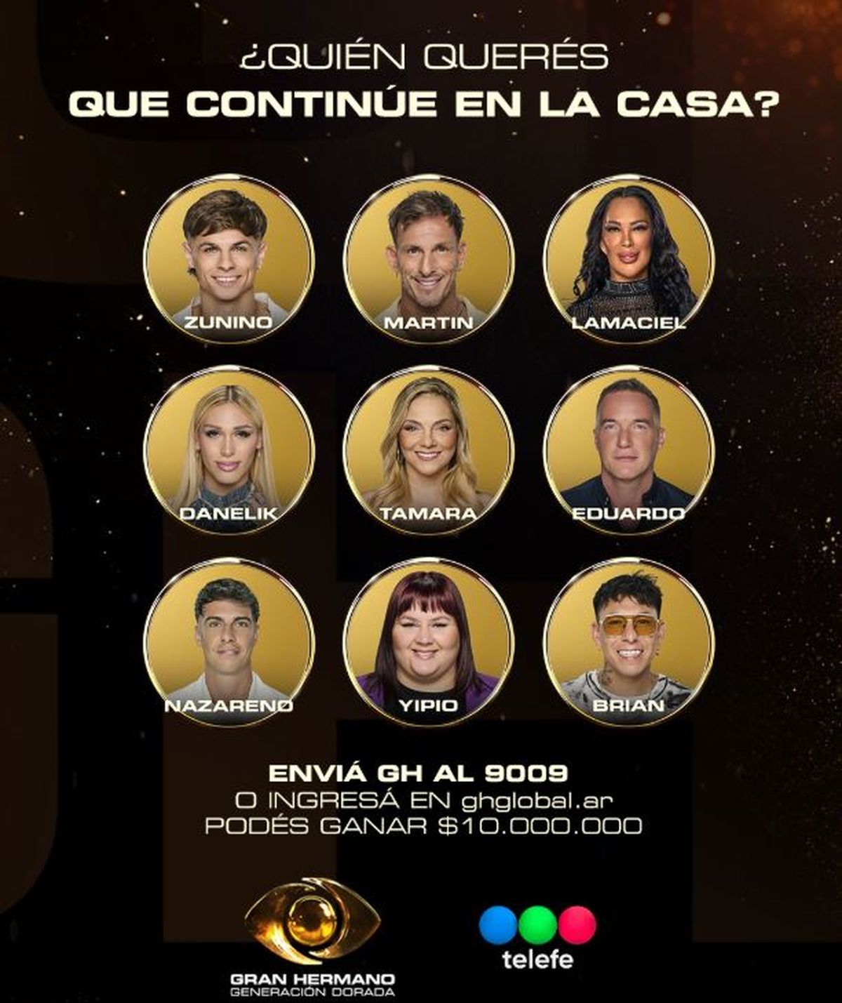 Los nominados de Gran Hermano 2026 el miércoles 15 de abril. Los nominados de Gran Hermano 2026 el miércoles 15 de abril.