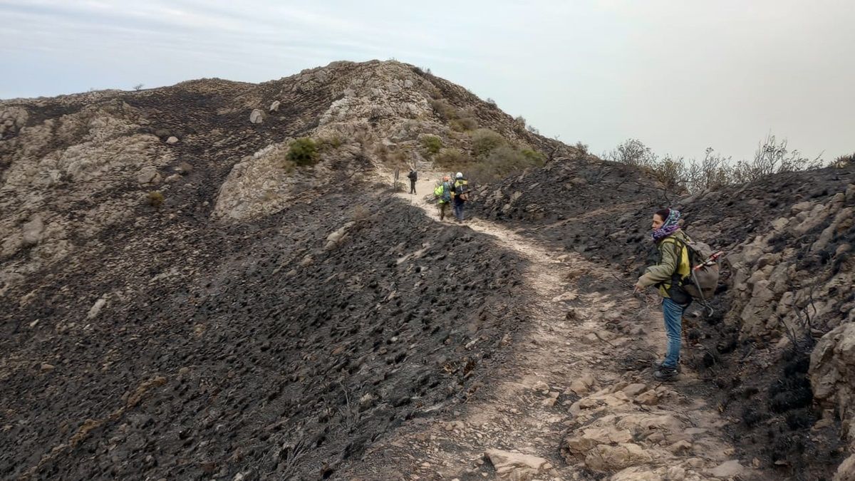 El incendio en el Cerro Uritorco inició el pasado sábado.&nbsp;