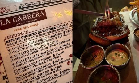 La Cabrera es una parrilla muy famosa en Buenos Aires. La Cabrera es una parrilla muy famosa en Buenos Aires.