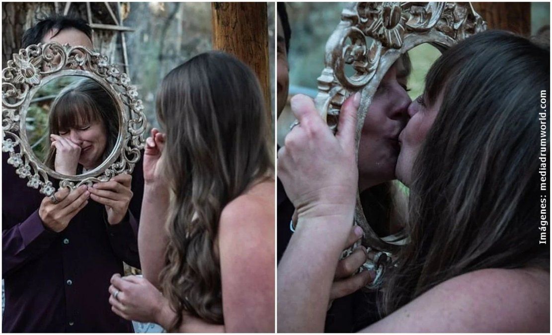 Meg Taylor Morrison, de 35 años, se casó con ella misma en Georgia, Estados Unidos, "harta de esperar al indicado". 