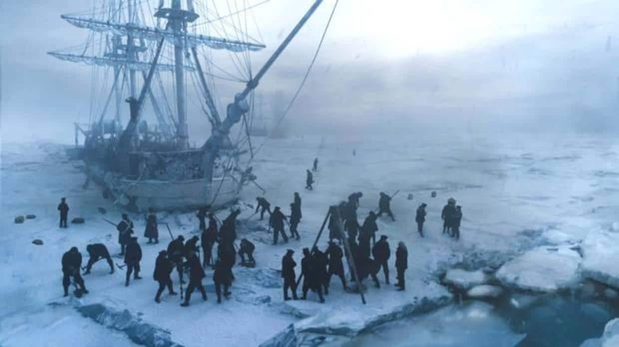 Imagen de la serie The Terror, donde se ficcionalizan los hechos de la expedición.