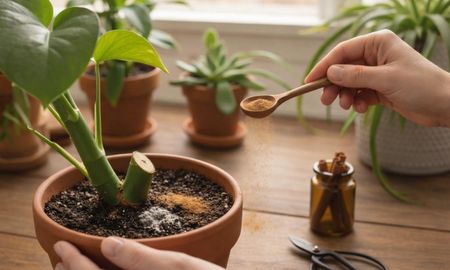 La canela actúa como fungicida natural y ayuda a prevenir enfermedades en las plantas. La canela actúa como fungicida natural y ayuda a prevenir enfermedades en las plantas.