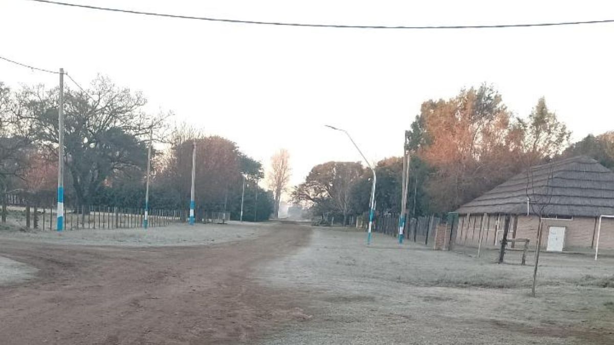 La helada en Candioti. La helada en Candioti.