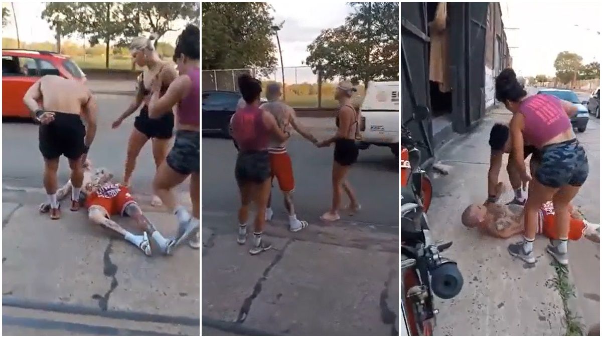 Video: detuvieron a Emanuel Noir, cantante de Ke Personajes, tras una escandalosa pelea callejera