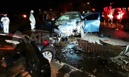 El accidente se produjo minutos antes de las 20. El accidente se produjo minutos antes de las 20.