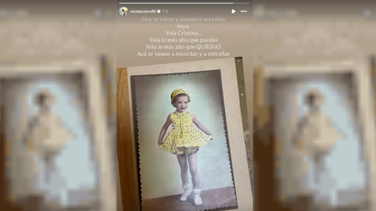 El inmenso dolor que atraviesa Nicolás Cabré. El inmenso dolor que atraviesa Nicolás Cabré.