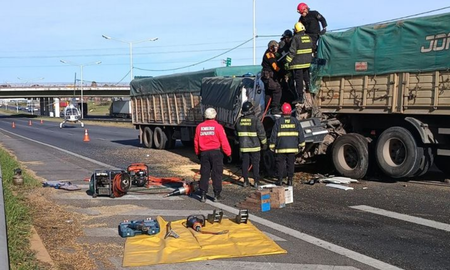 murio el camionero involucrado en un cuadruple choque en la circunvalacion murio el camionero involucrado en un cuadruple choque en la circunvalacion
