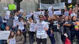 Tribunales de Santa Fe: marcha por el docente Juan Trigatti