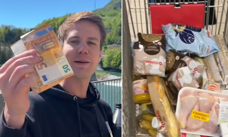 Un argentino que vive en Italia mostró lo que puede comprar por 100 euros y se volvió viral Un argentino que vive en Italia mostró lo que puede comprar por 100 euros y se volvió viral