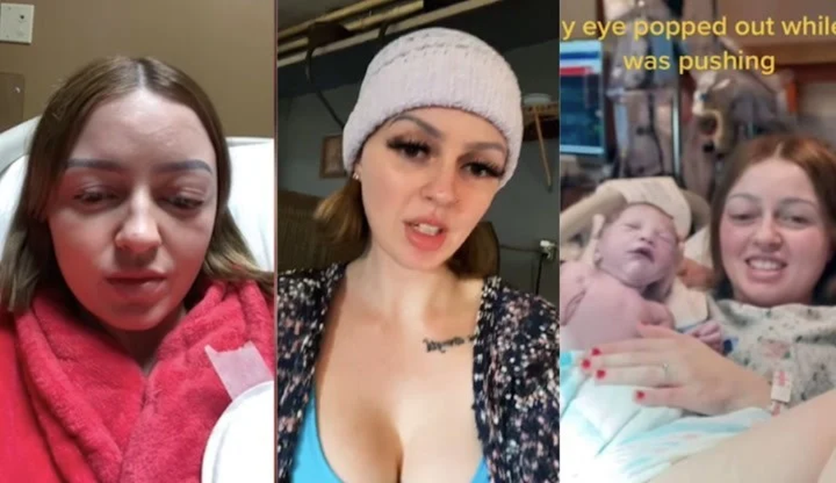 "Ahora las cosas van bien, ya que tengo una hermosa niña de dos meses y dos ojos normales", señaló la mamá.