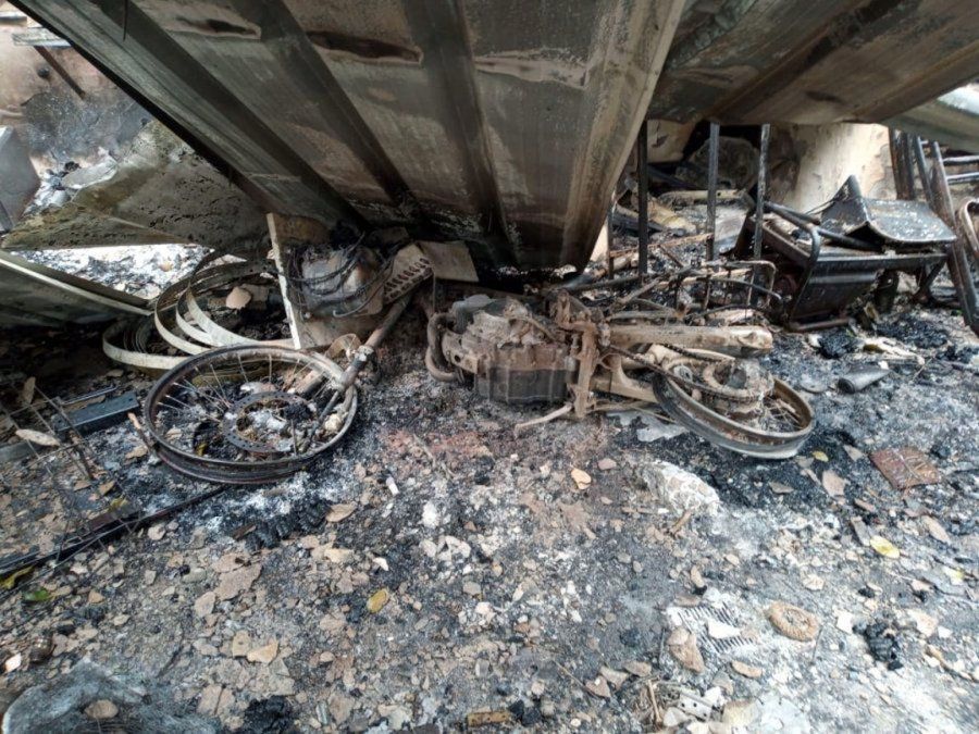 Los incendios provocaron la pérdida entre 200 y 250 viviendas en el sur. 