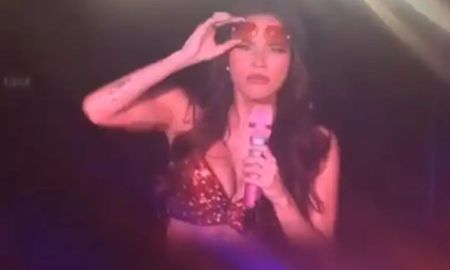 Emilia Mernes vivió un mal momento durante su recital en México. Emilia Mernes vivió un mal momento durante su recital en México.