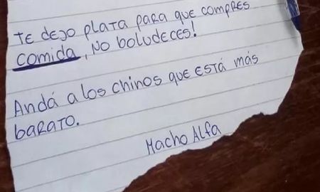El cartel para los mandados de Macho Alpha a su novia que es viral El cartel para los mandados de Macho Alpha a su novia que es viral