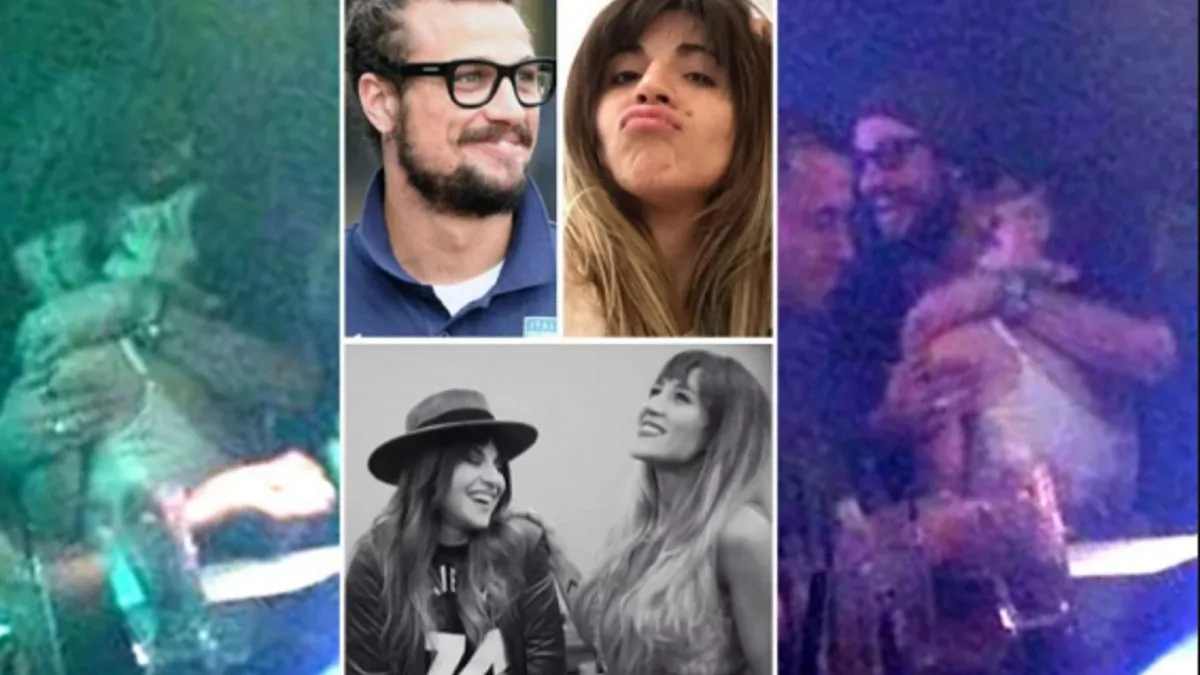 Gianinna Maradona asistió a un recital de Daniel Osvaldo y se avivaron los rumores de romance