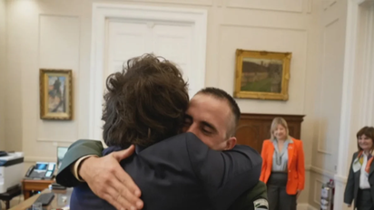 Javier Milei se reunió con Nahuel Gallo en Casa Rosada