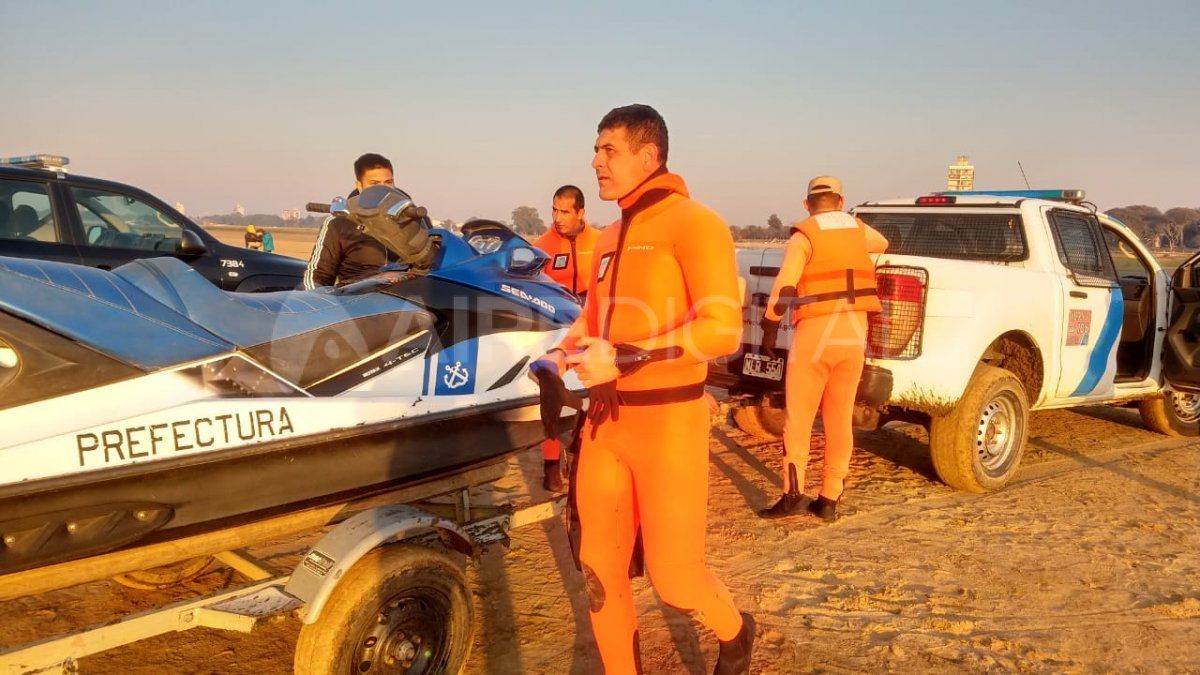 Este martes retomaron la búsqueda de los dos desaparecidos que intentaron cruzar la Setúbal caminando.&nbsp;