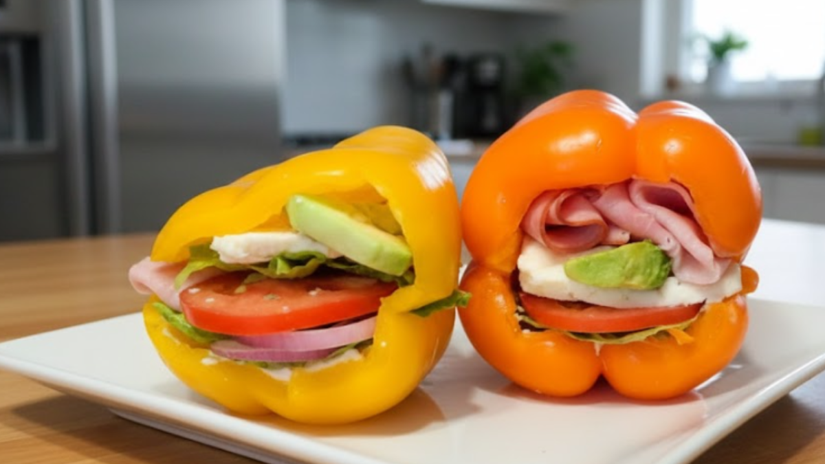 Sándwich de morrón.