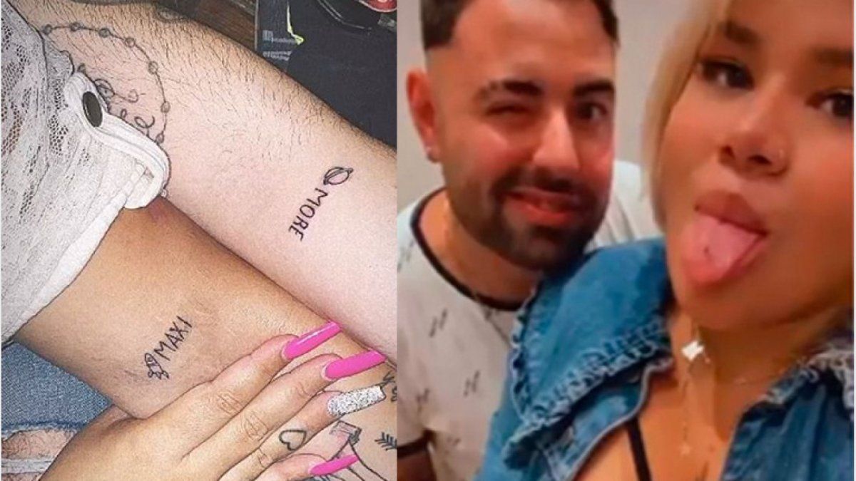 El Maxi y Morena Rial hasta se habían tatuado juntos.