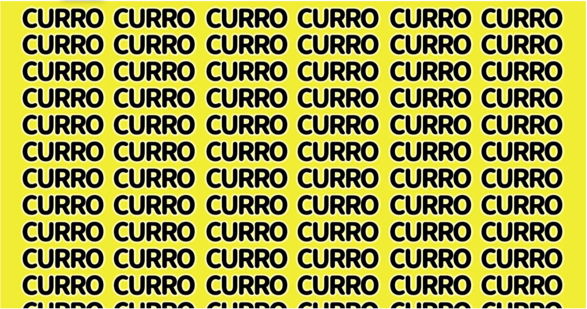 Reto visual: encontrá la palabra.