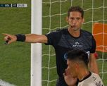 Nicolás Lamolina sancionó un penal a favor de Independiente que generó polémica y desató los reclamos de Colón.