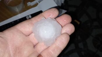 Brutal tormenta y granizada en Santo Domingo: 