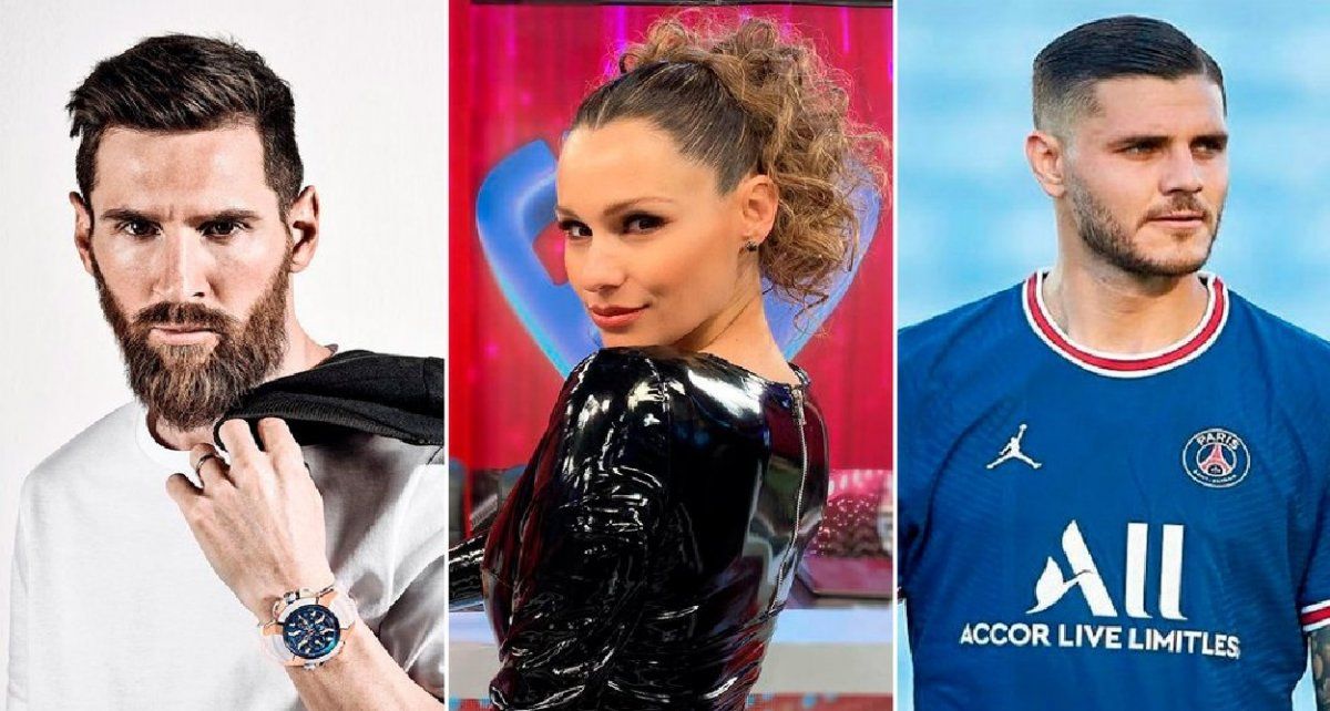 La fantasía sexual de Pampita con Lionel Messi y Mauro Icardi