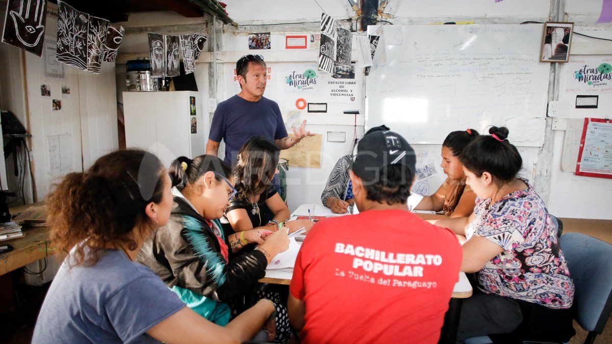 Una clase de segundo a&ntilde;o en el Bachillerato de Educaci&oacute;n Popular.&nbsp;