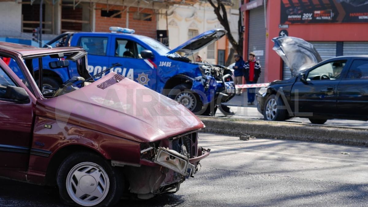Así quedaron los vehículos involucrados en el choque en medio de la persecución. Así quedaron los vehículos involucrados en el choque en medio de la persecución.