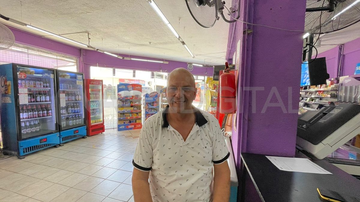 Luis Courault es el propietario del Pago Fácil que fue asaltado en octubre de 2022 en el microcentro de la ciudad de Santa Fe.