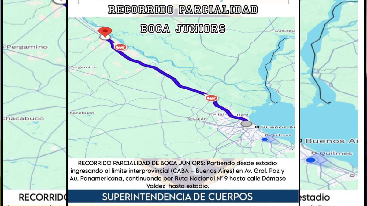 Boca juega en San Nicol&aacute;s contra Olimpia de Paraguay con un gran operativo policial.