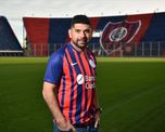 Néstor Ortigoza, de 36 años, volvió a San Lorenzo y fue presentado en el estadio del Ciclón.