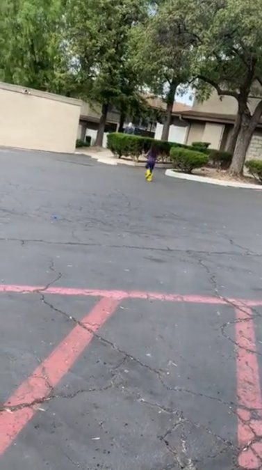 El encuentro entre Michael Myers y la nena.