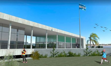 comenzo la construccion del aulario comun en costanera este comenzo la construccion del aulario comun en costanera este