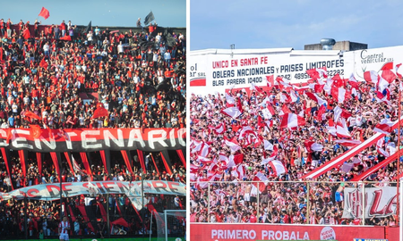 Los hinchas de Colón y Unión harán sus banderazos. Los hinchas de Colón y Unión harán sus banderazos.