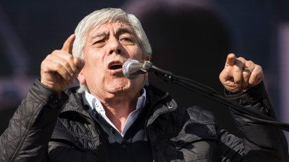 Hugo Moyano reapareció y aseguró que el paro de la CGT fue 